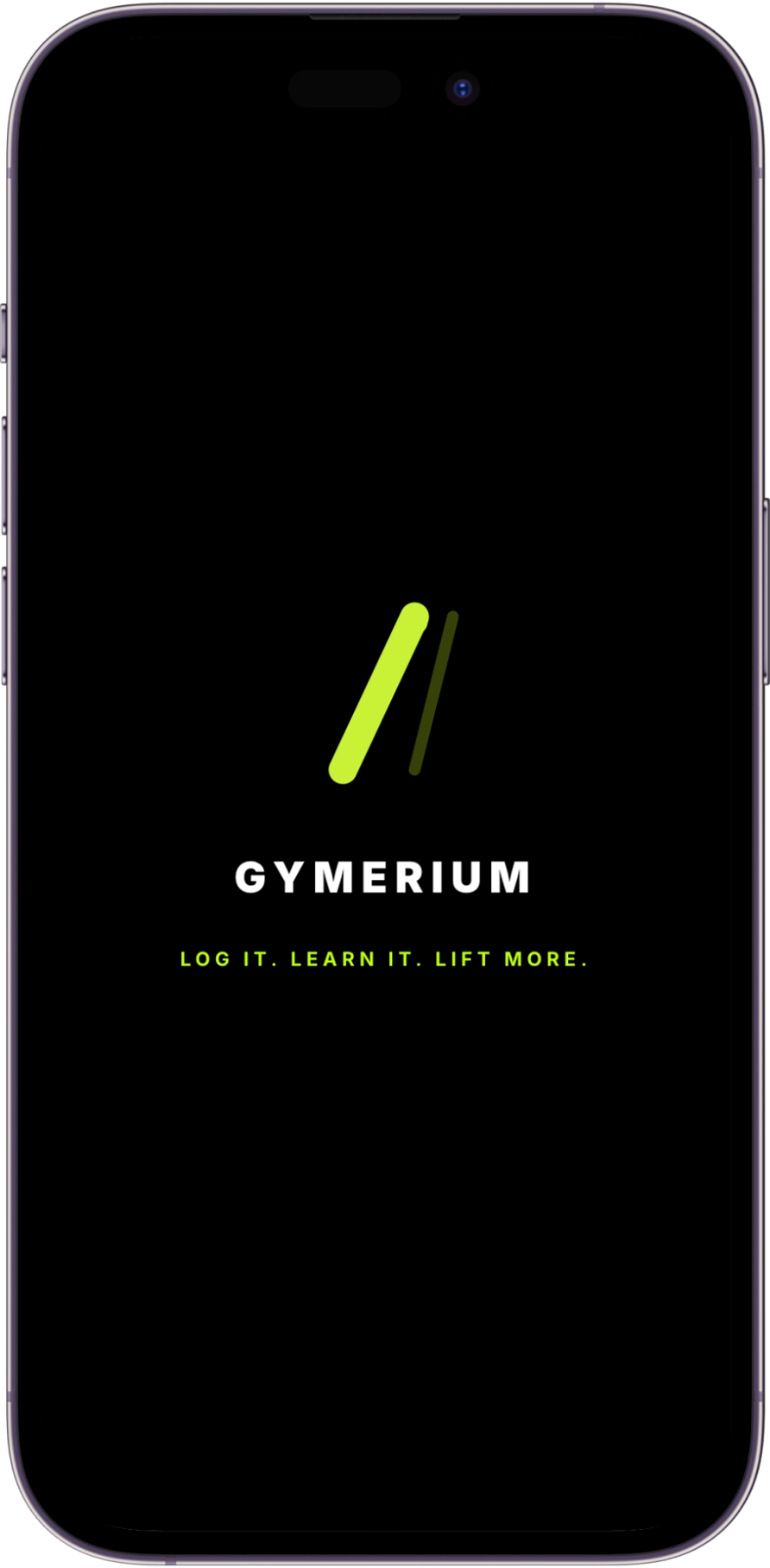 Gymerium gym tracker app showing dashboard
